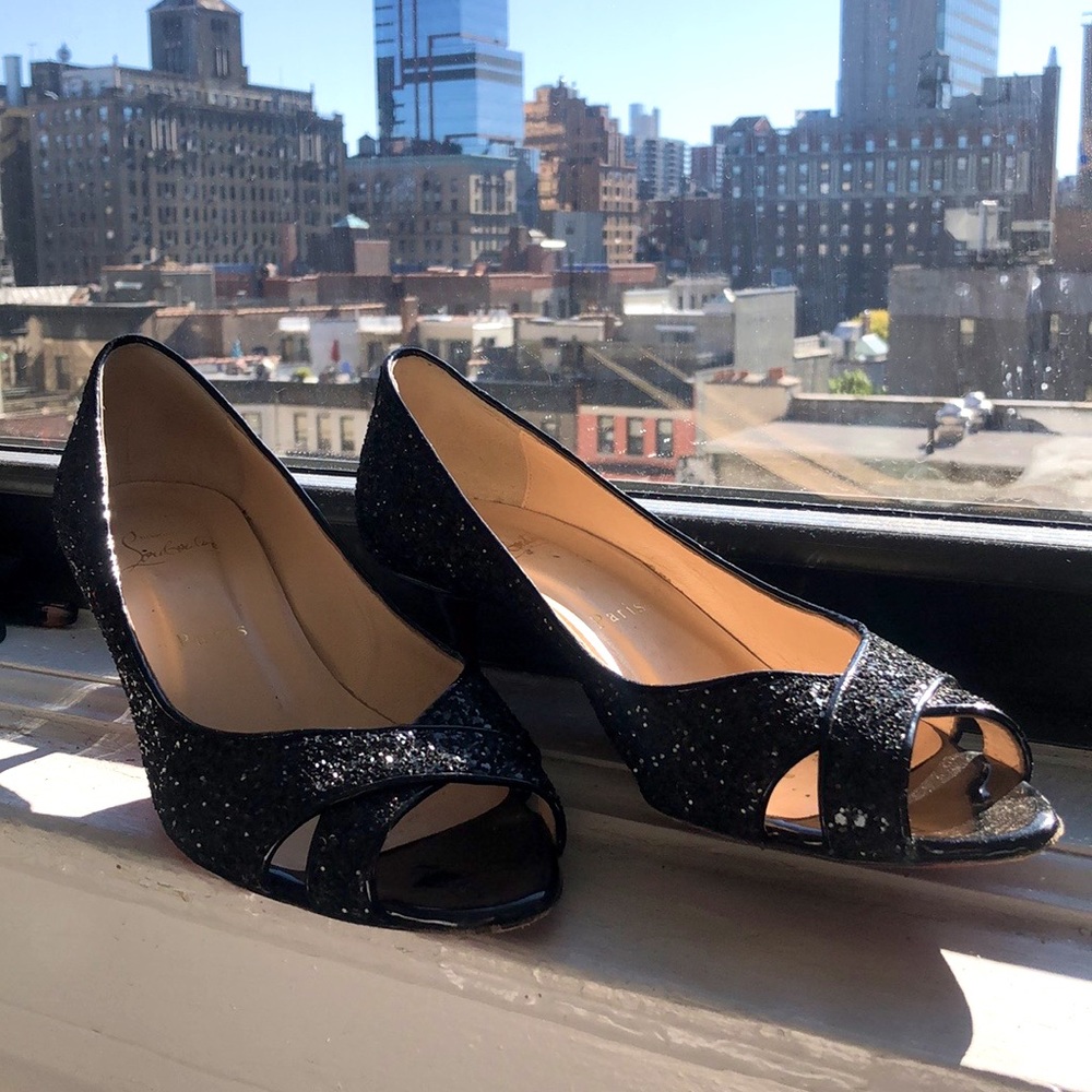 Christian Louboutin Glittery Paris Pumps